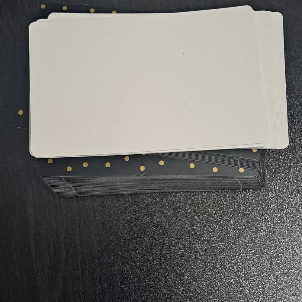 50ct Black and Gold Thank you cards